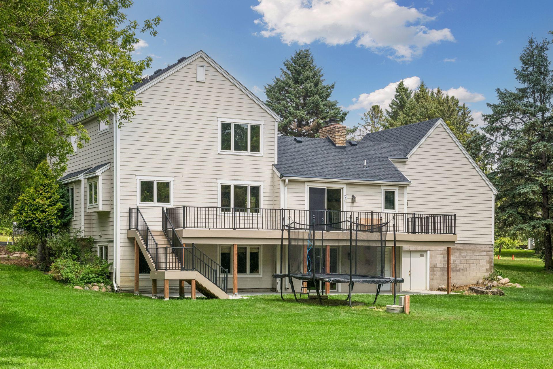 View of the back of the home