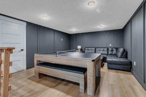 Another finished living space above the outbuilding offers a great spot to relax, hang out, and enjoy time with family and friends.