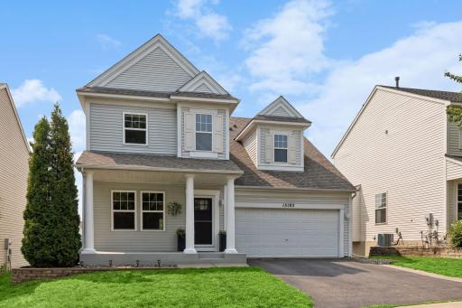 This home features 4 bed, 4 bath, 2 car garage, 2600+ sqft, & pond views
