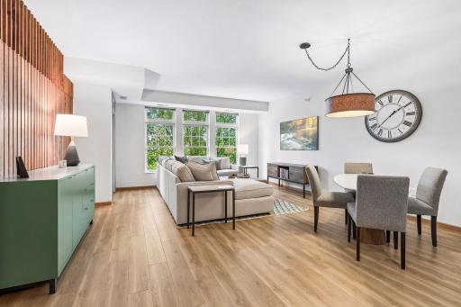 West facing unit with spectacular natural light.