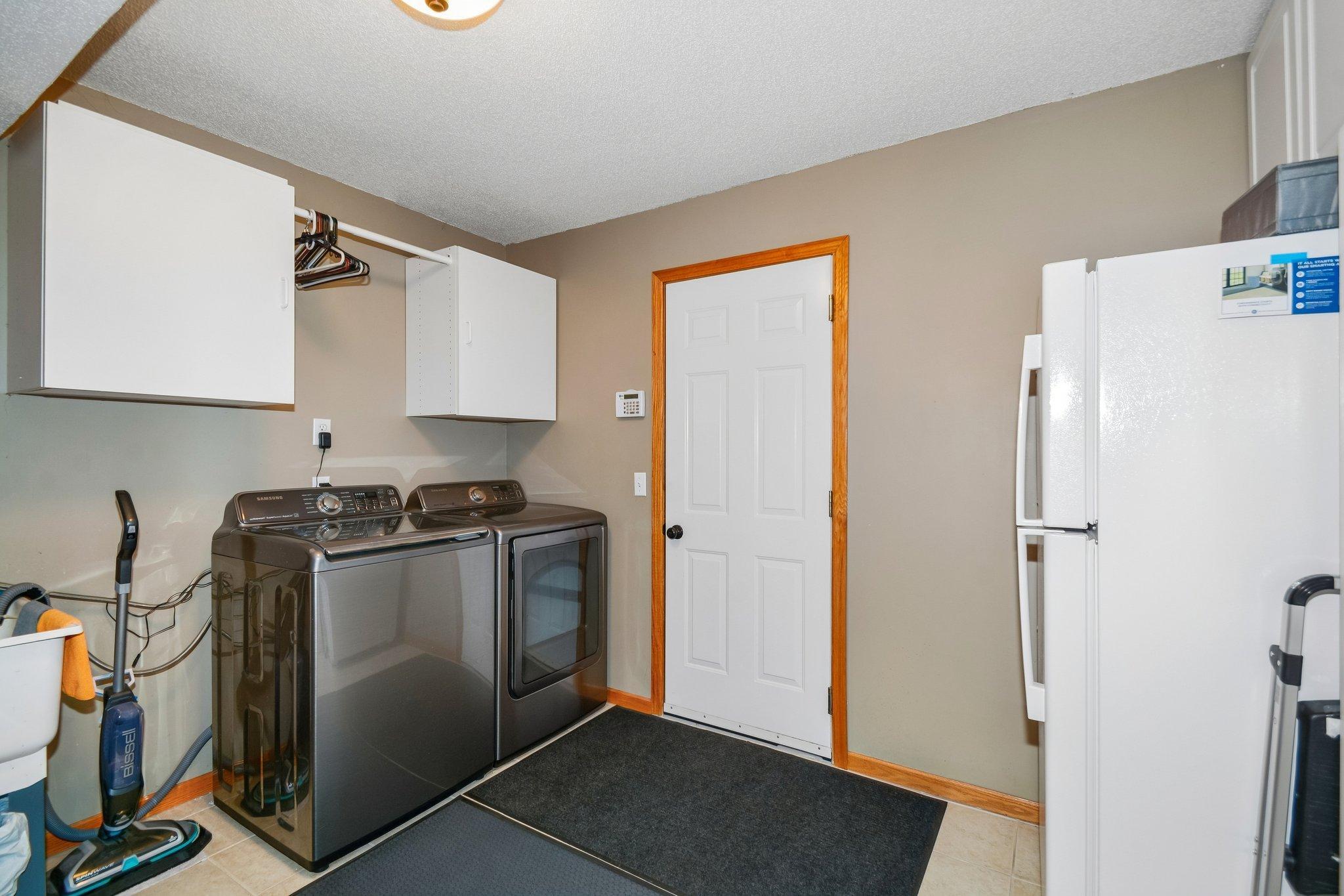 Oversized laundry room/mud room.