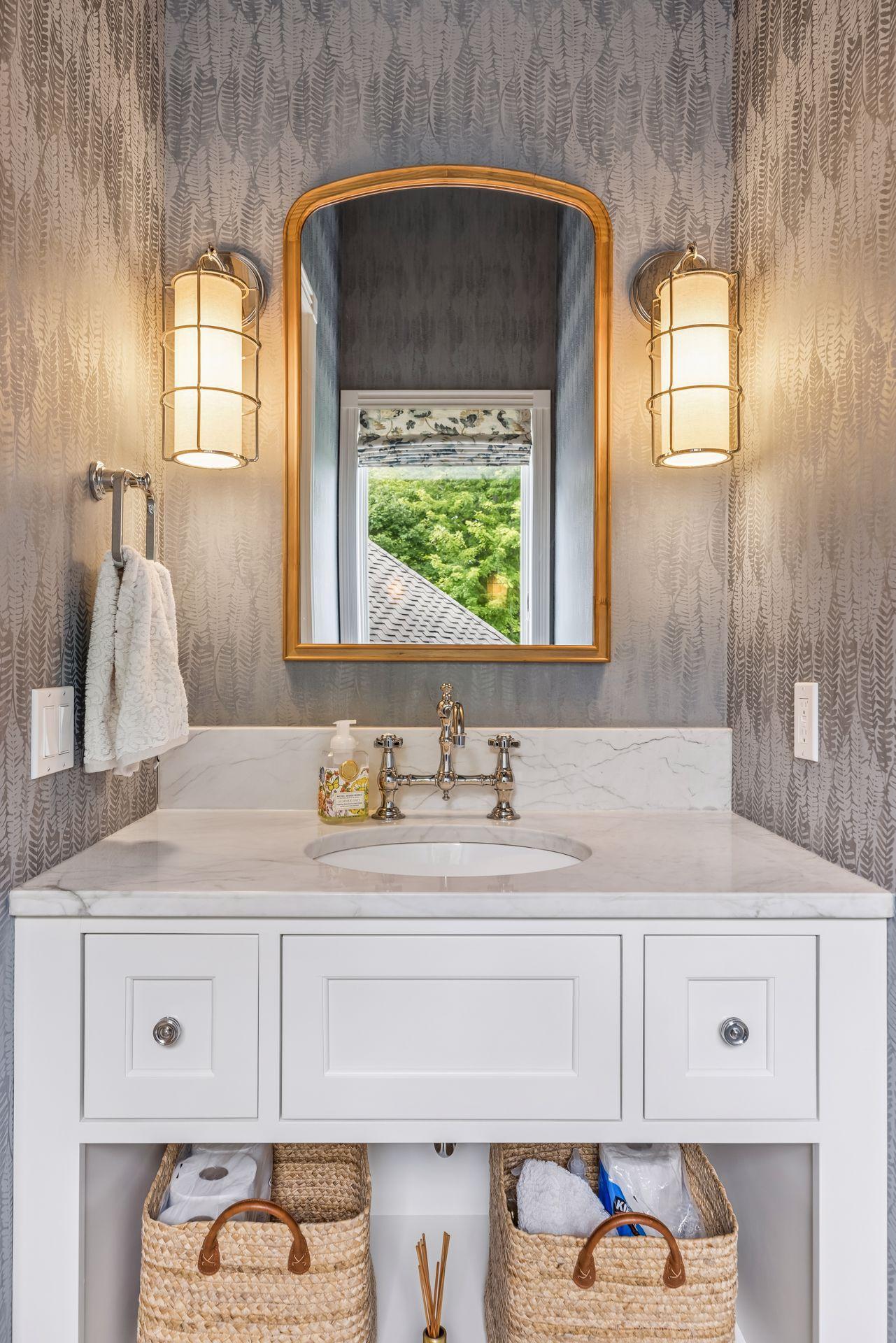 Powder room on the main floor.