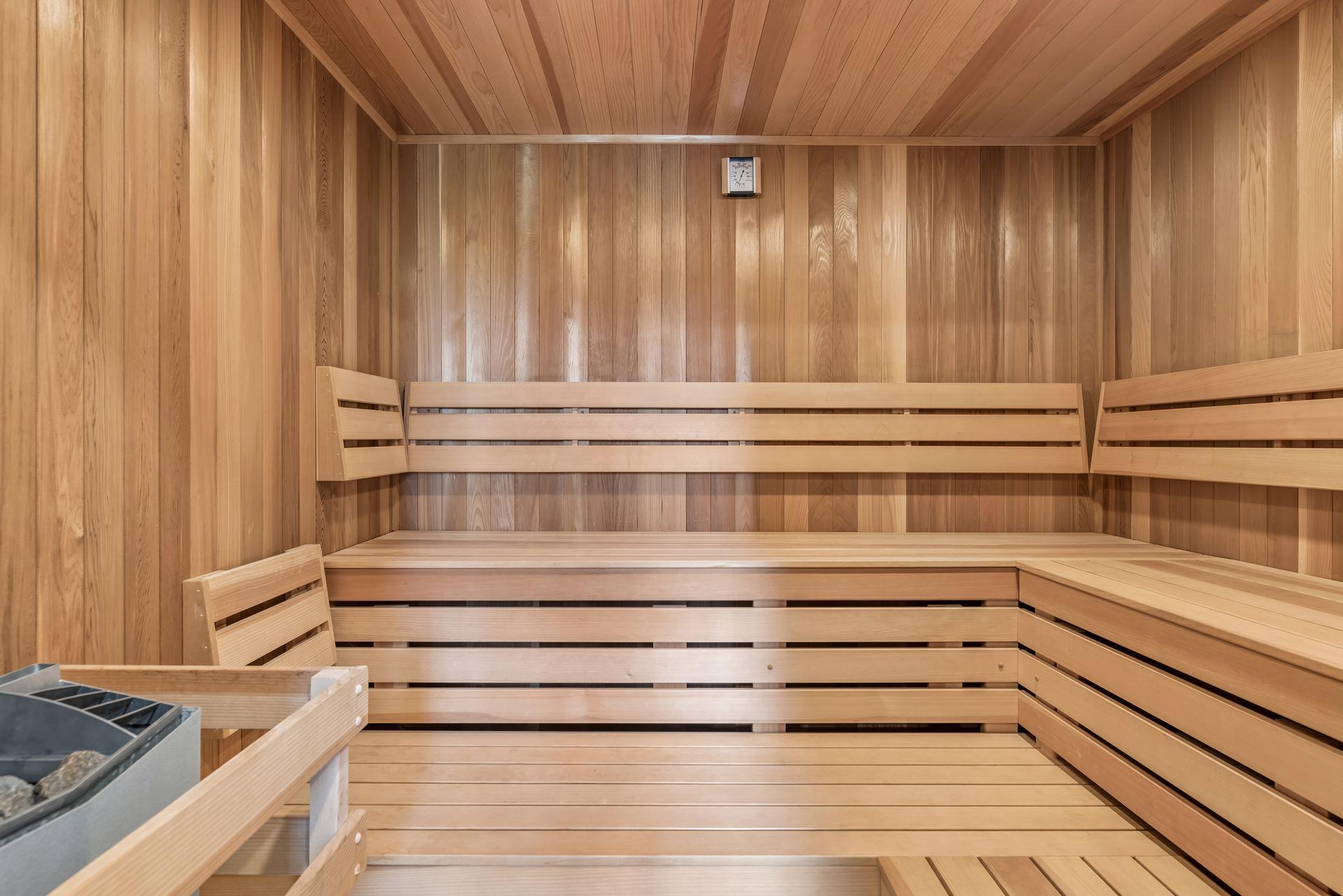 Dry or steam sauna