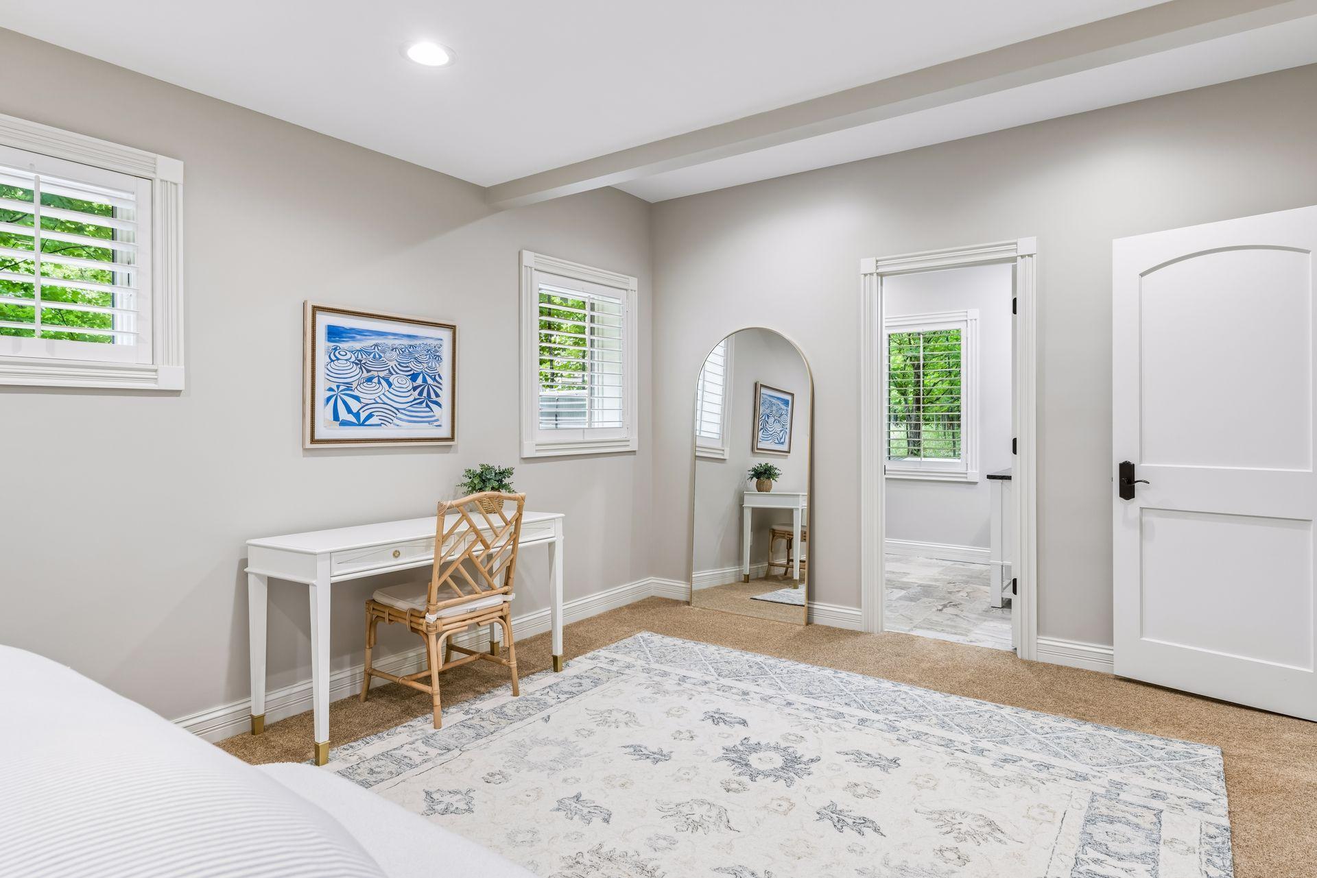Bedroom 4 offers generous space and features its own ensuite bathroom.