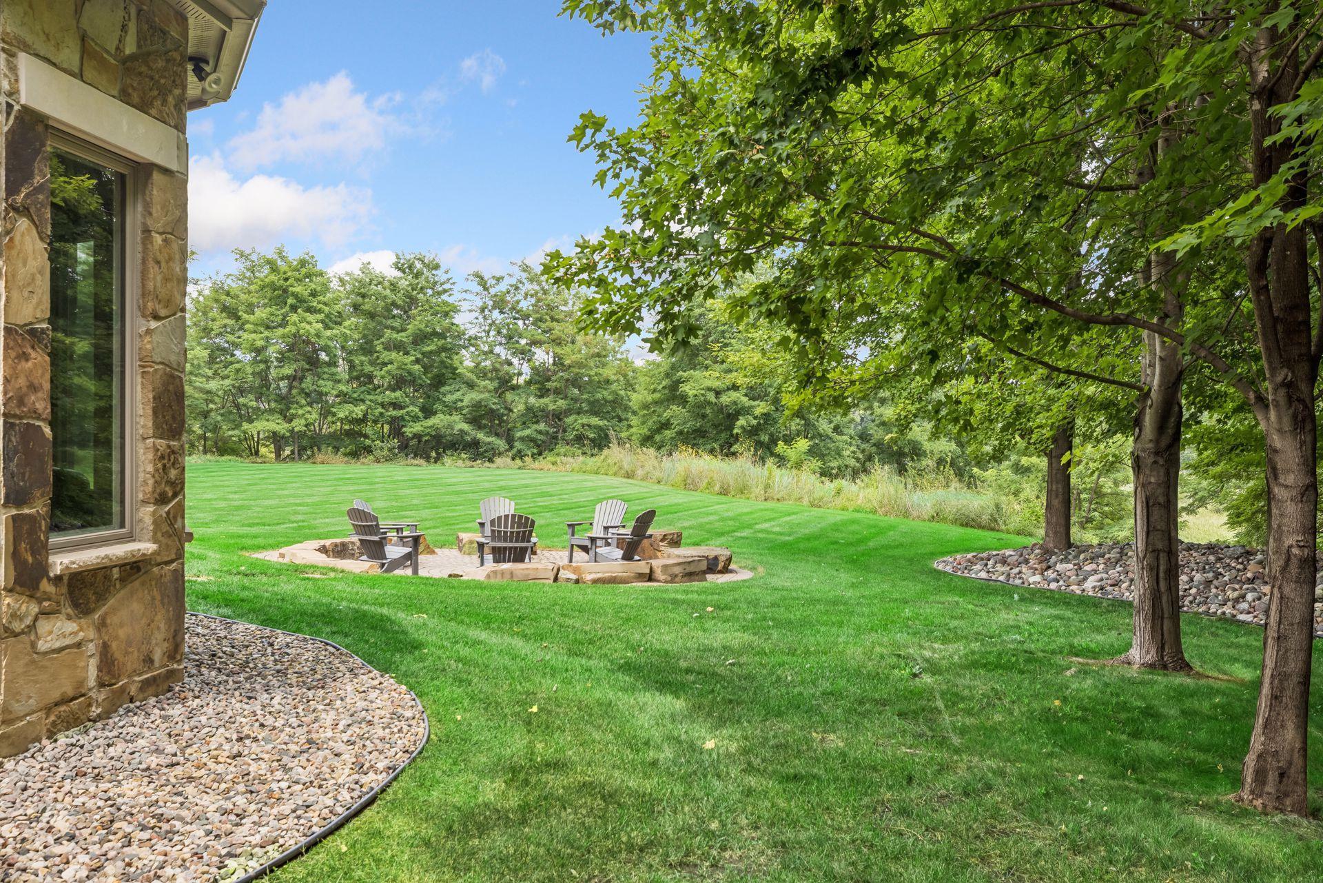 Private backyard.