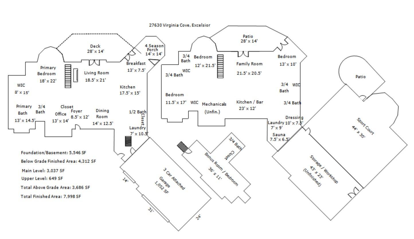 27630 Virginia Cove, Shorewood floor plan