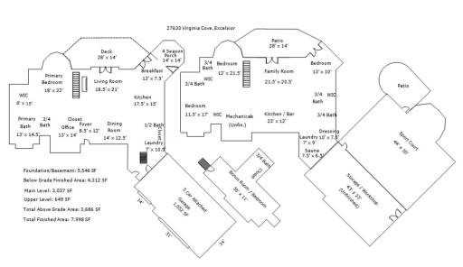 27630 Virginia Cove, Shorewood floor plan