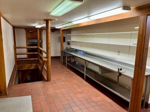This area is behind the main kitchen area