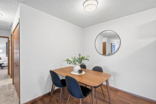 Informal dining space