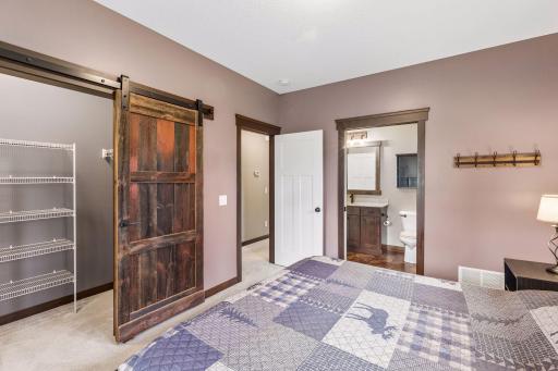 Primary Bedroom with Walkthrough to Main Floor Bath