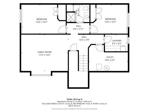 Lower Level Floor Plan