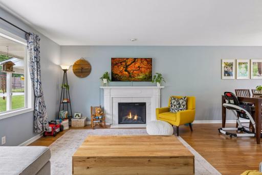 Beautiful hardwood floors on the main level