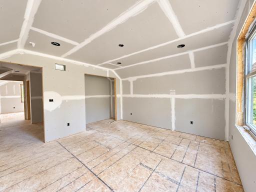 3rd bedroom closet and hallway to bathroom and 2nd bedroom