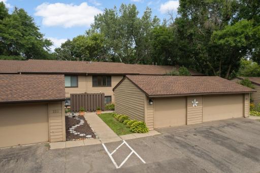 Enjoy a one-car garage plus driveway parking and plenty of overflow parking for guests.