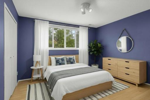 Lower Level Bedroom - Virtual Staging