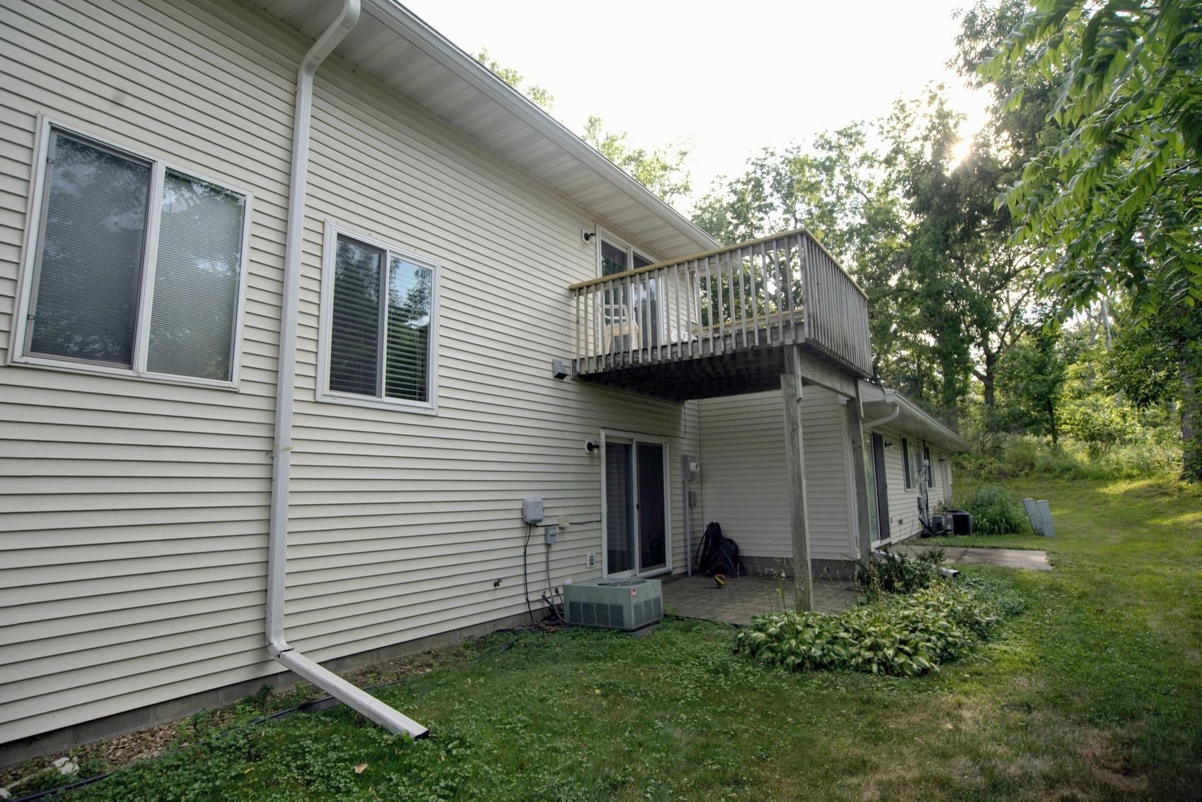 Enjoy two outdoor living spaces with both a private deck and a patio—perfect for relaxing or entertaining.