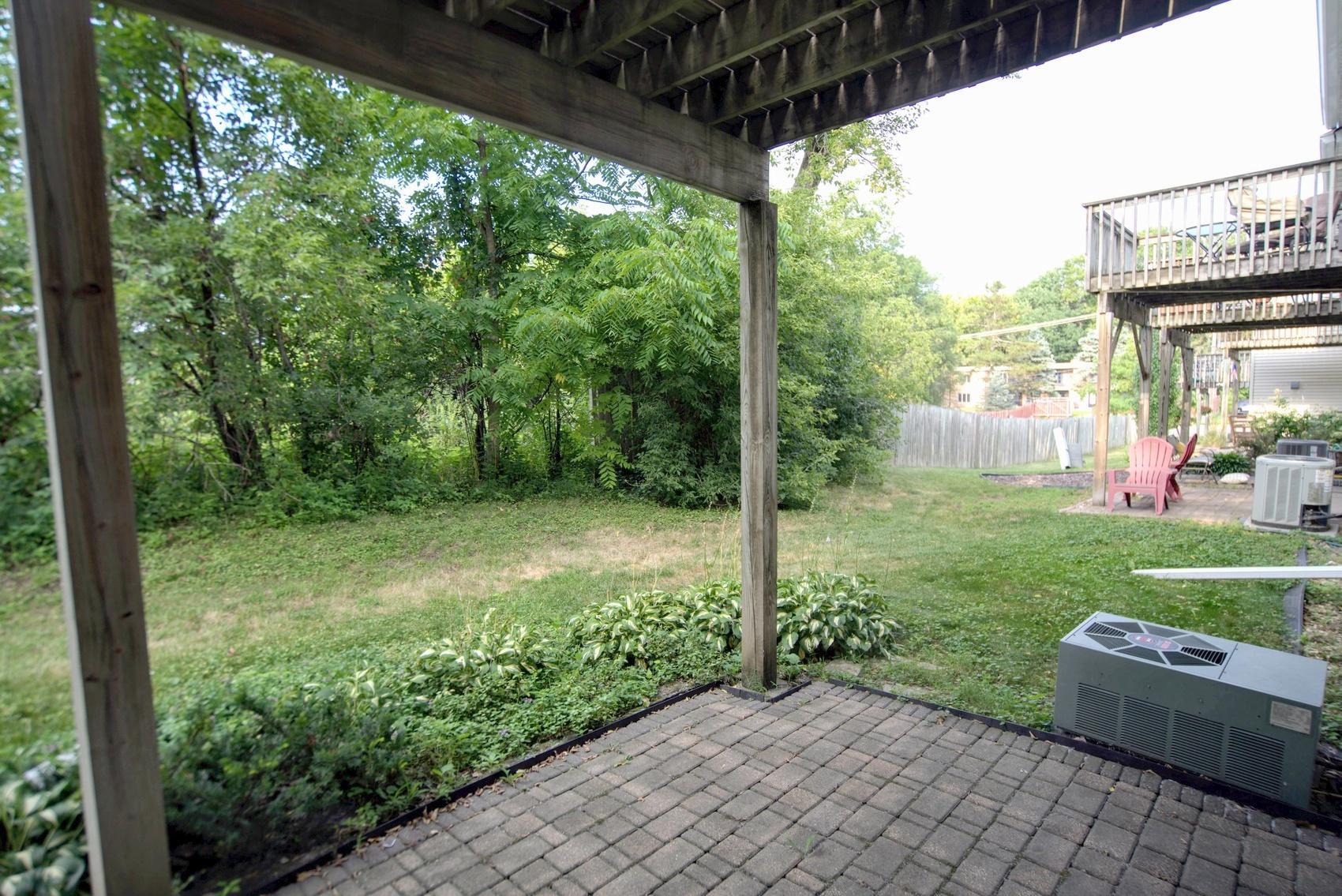 Additional view of patio/backyard