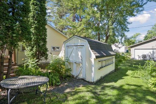 Extra storage shed