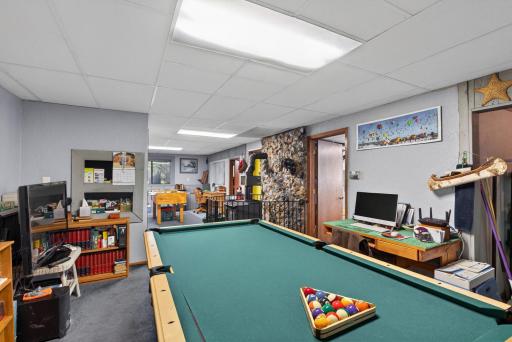 Here is an alternate view of the lower level family room.