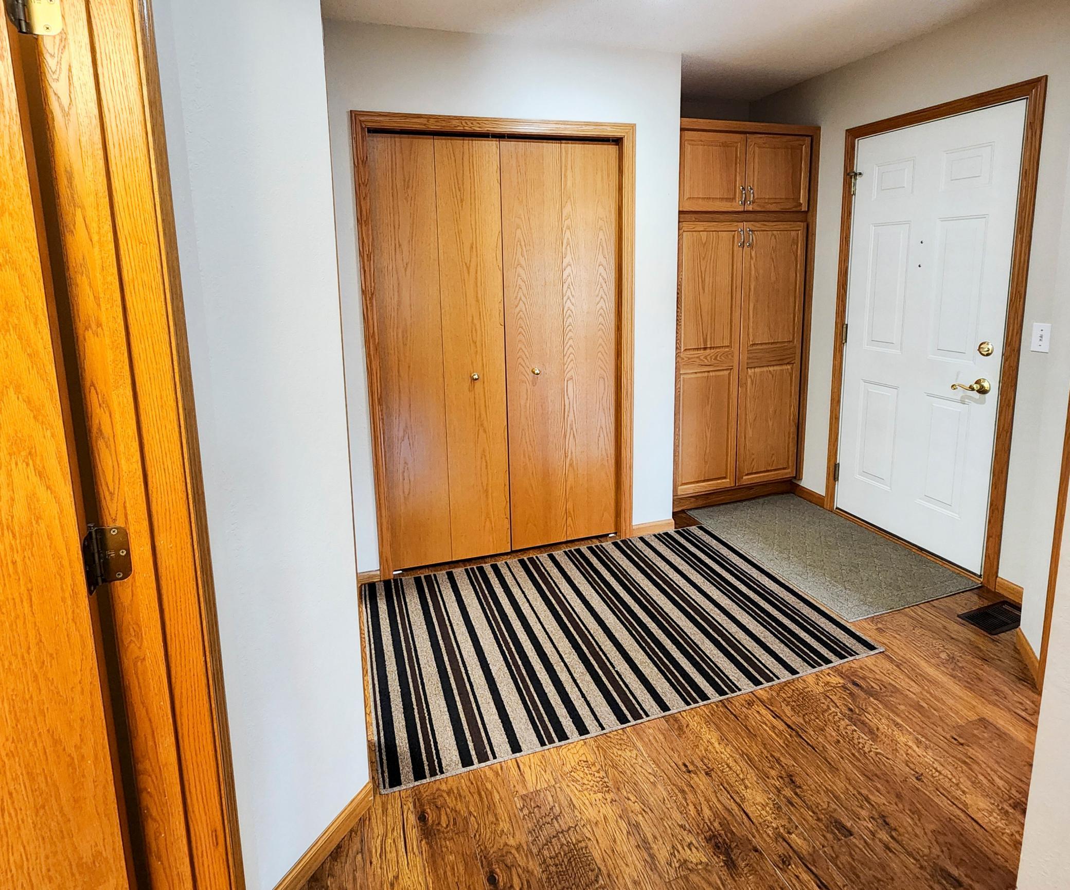 Entry off the Garage with Additional Storage