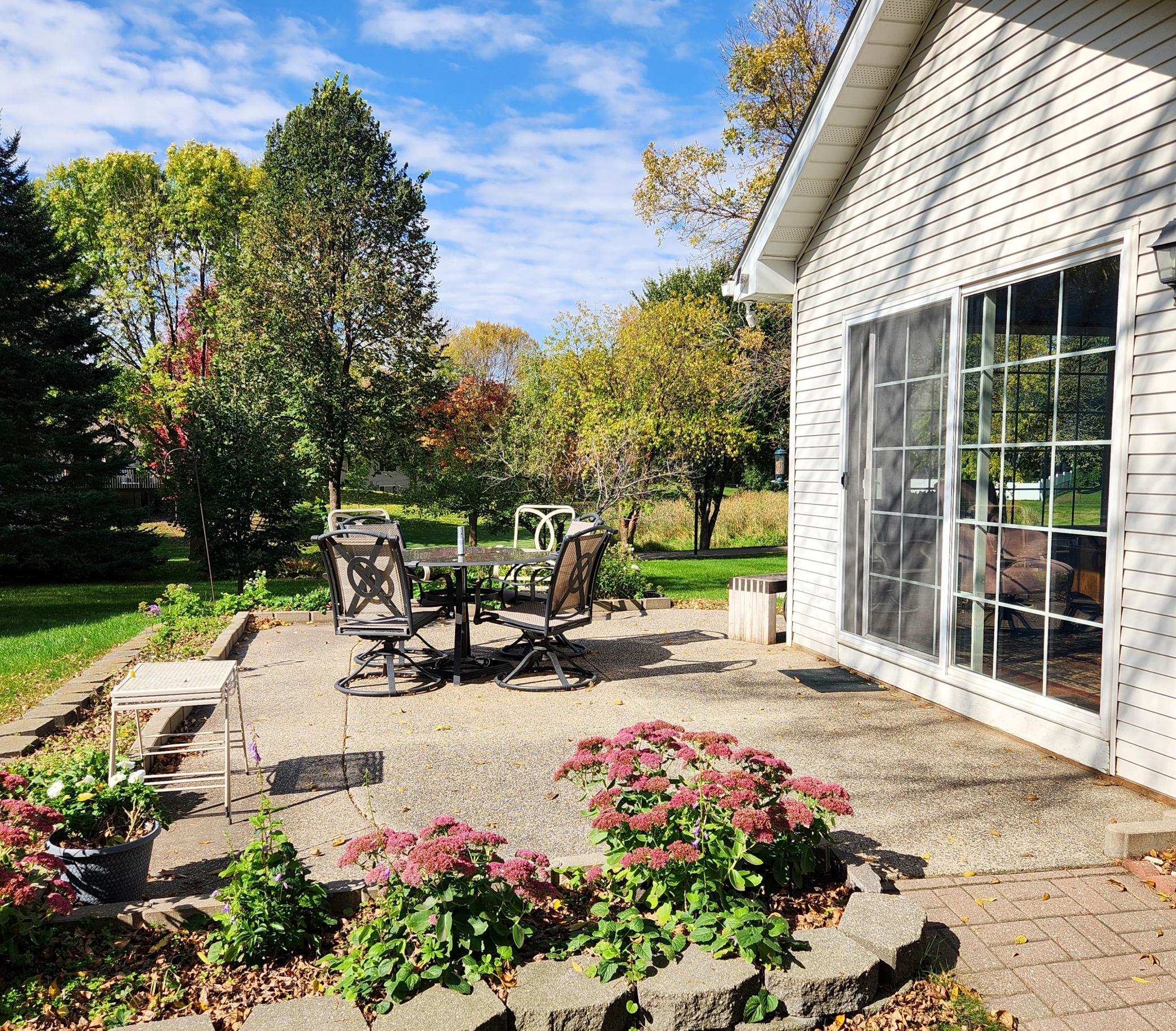 Park Like Setting with a gorgeous patio off the sunroom.