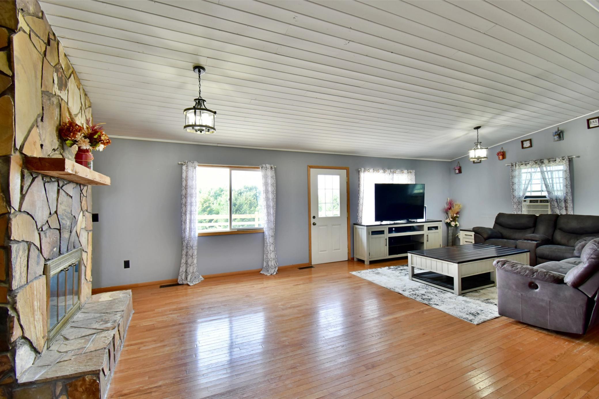 From the entry looking in to your very open living room area - great for get togethers and family nights!
