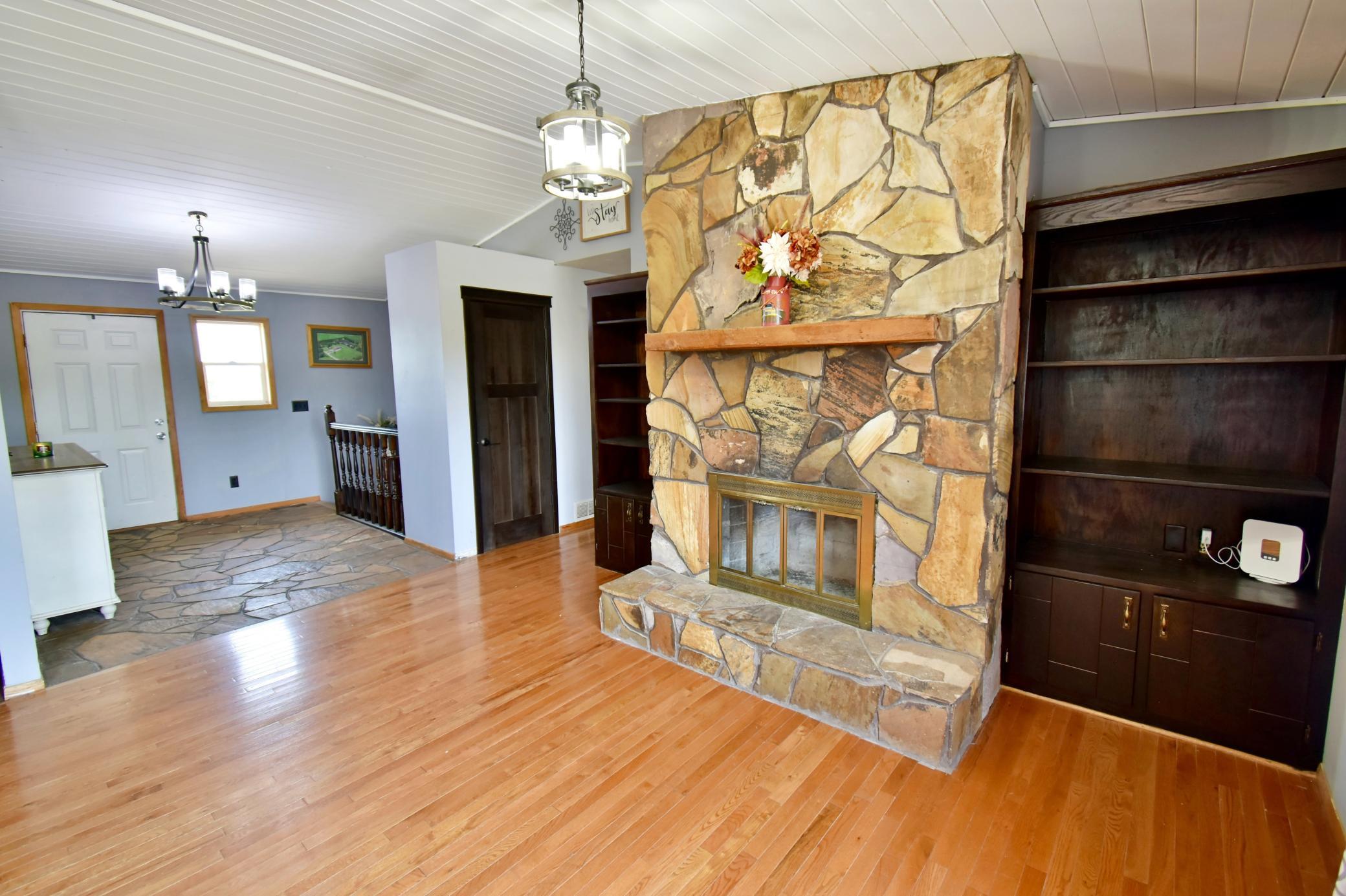 A great view of the large open foyer area