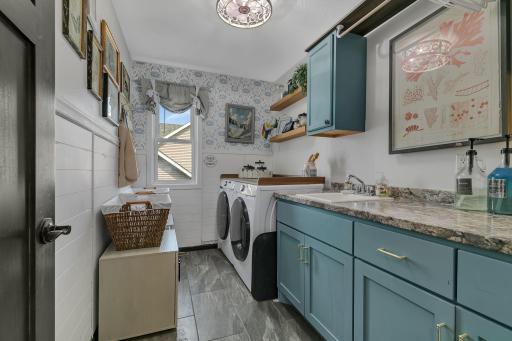 Laundry room upper level