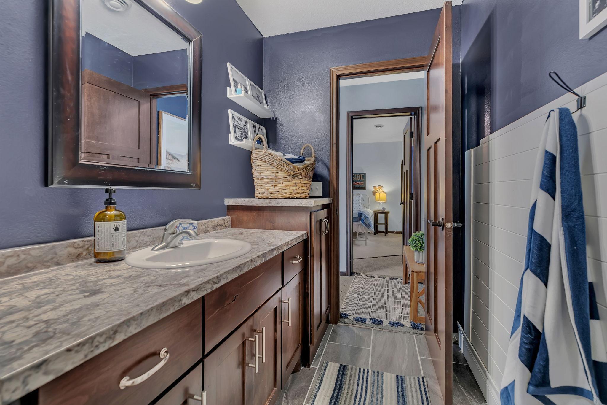 3/4 bathroom lower level