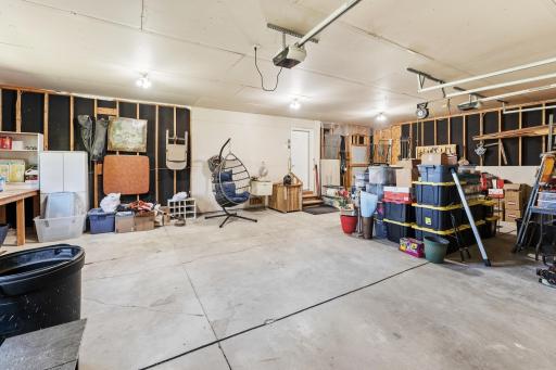 Large 3 car garage