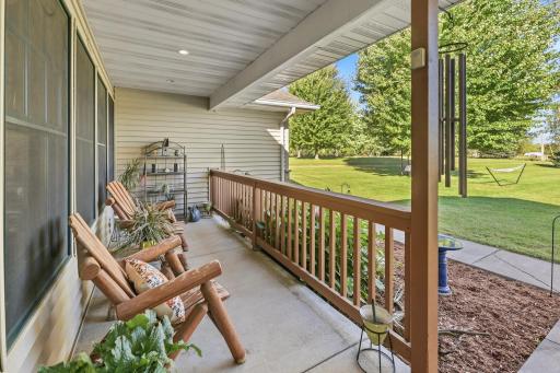 enjoy your coffee watching the sunrise or a relaxing evening drink on the front porch