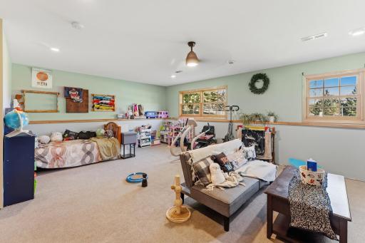family room that need finishing touches
