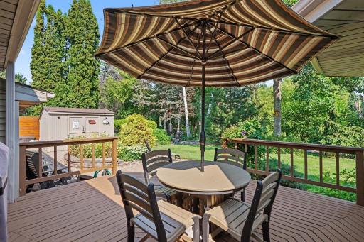 Enjoy your fully fence private yard that partially backs up to the Park