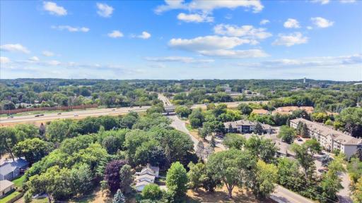 Aerial: NW - Quick access to highway & MSP