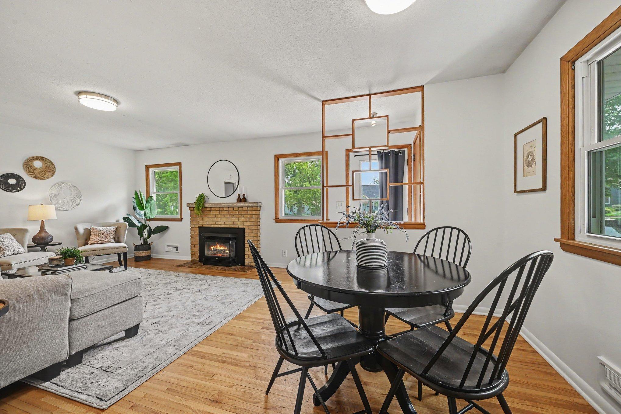Informal dining space