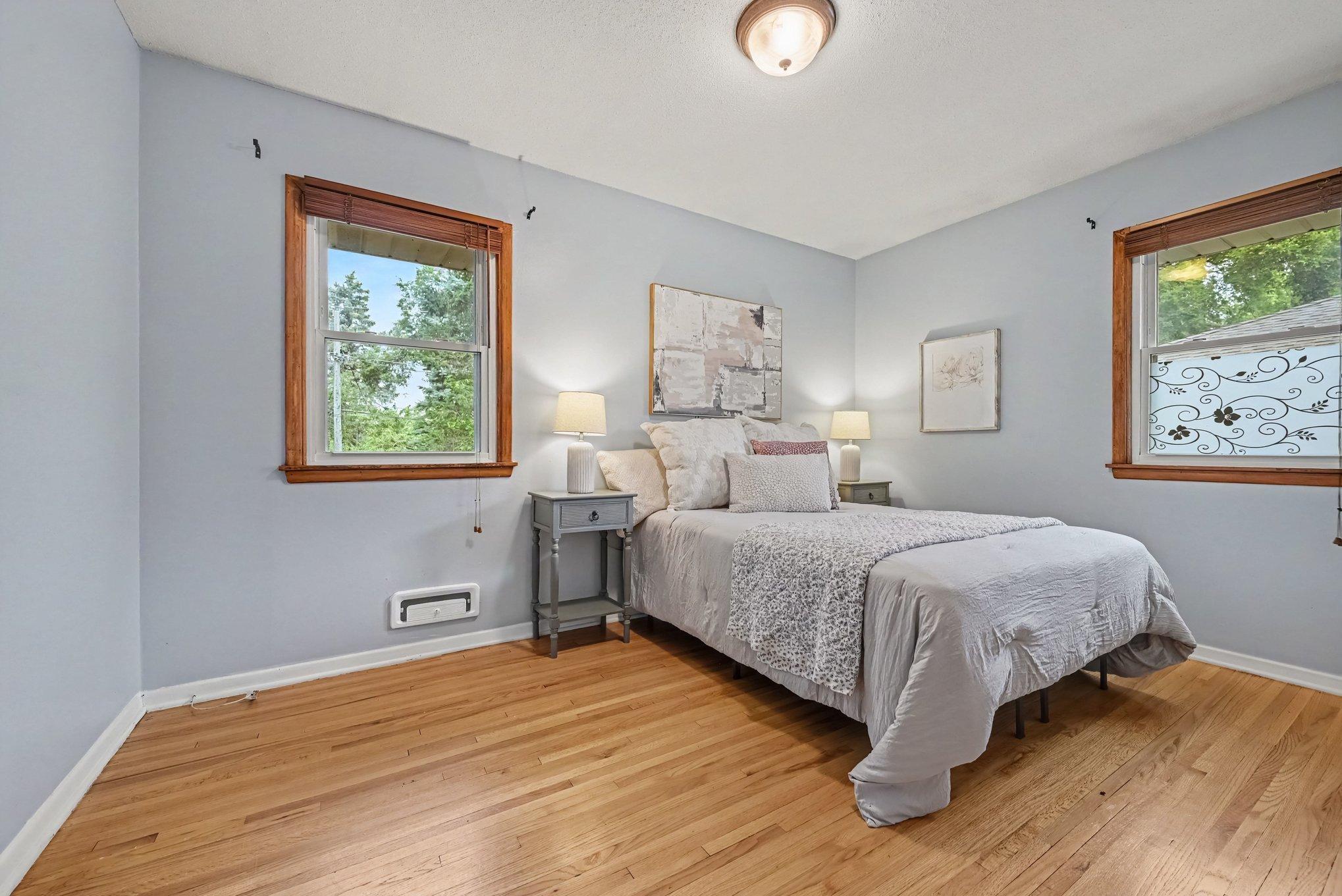 One of 3 bedrooms