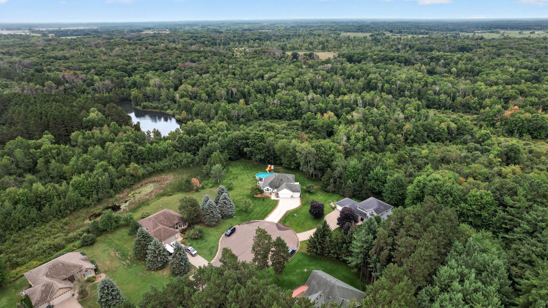 Backs up to pond and walking trails