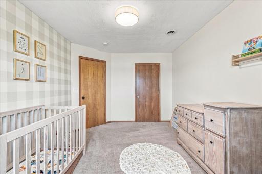 Bedroom with walk in closet