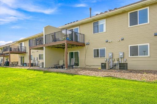 Large rear yard to entertain in