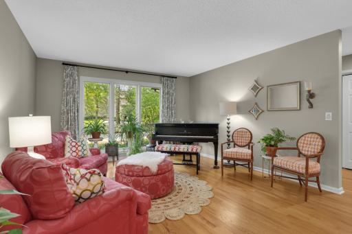 The living room is Light & Bright