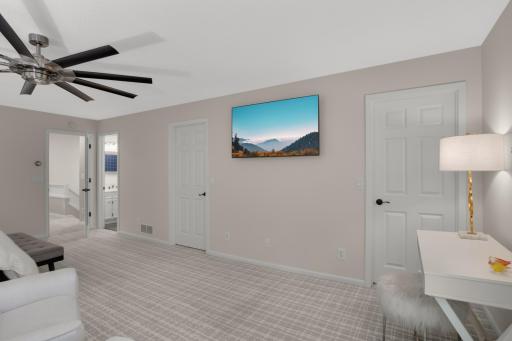 Two large walk-in closets