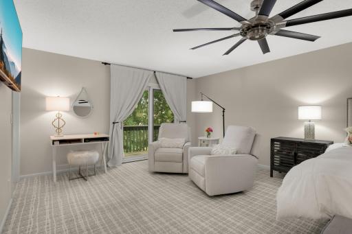 Comfortable sitting area to unwind and relax