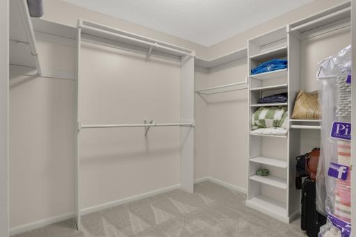 Large walk-in bedroom closet for the second bedroom