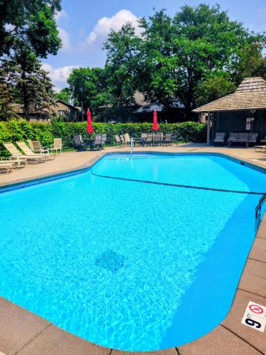 There is a private pool in the Lexington Court community