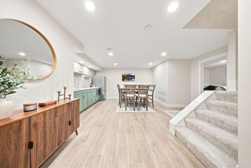 Newly remodeled lower level