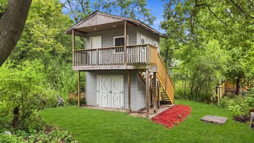 Storage shed and playhouse
