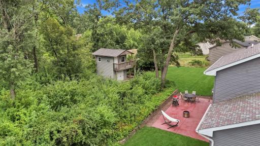 Private backyard