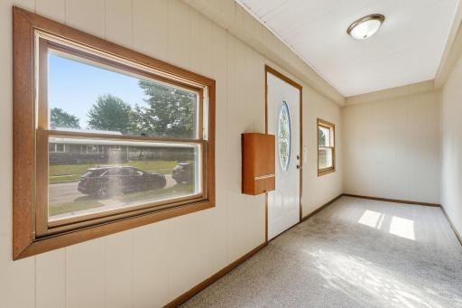 Front Entry, New Carpet & Doors