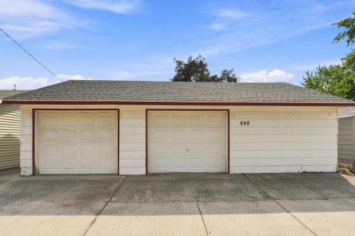 3+ Car Garage, Workroom on end
