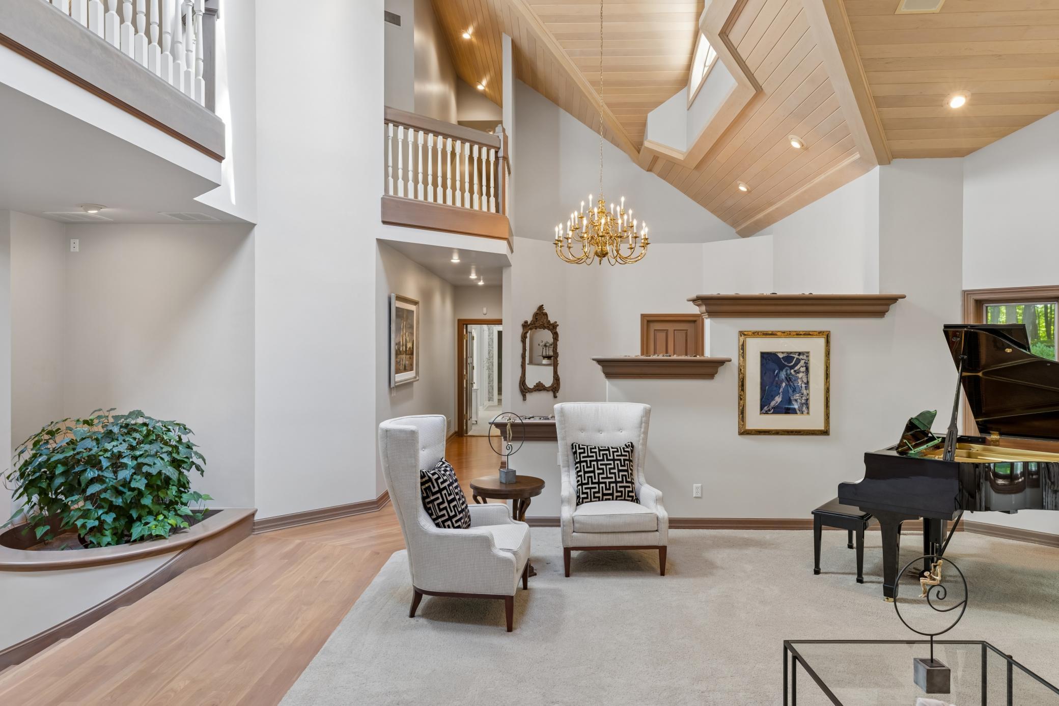 Architectural elements throughout the home